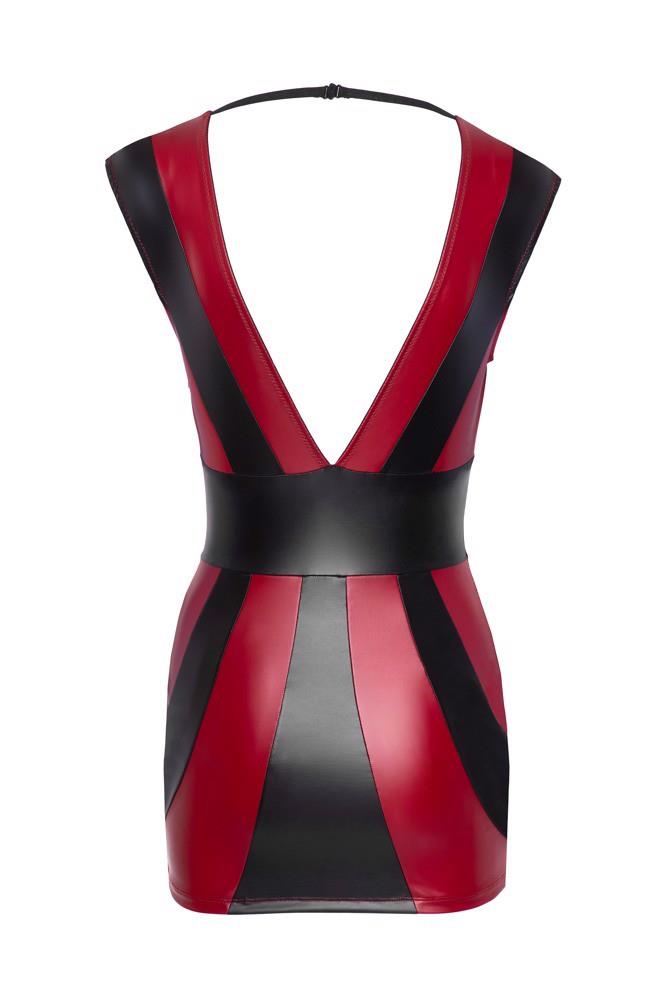 Rochie mulată Cottelli PARTY roșu negru S