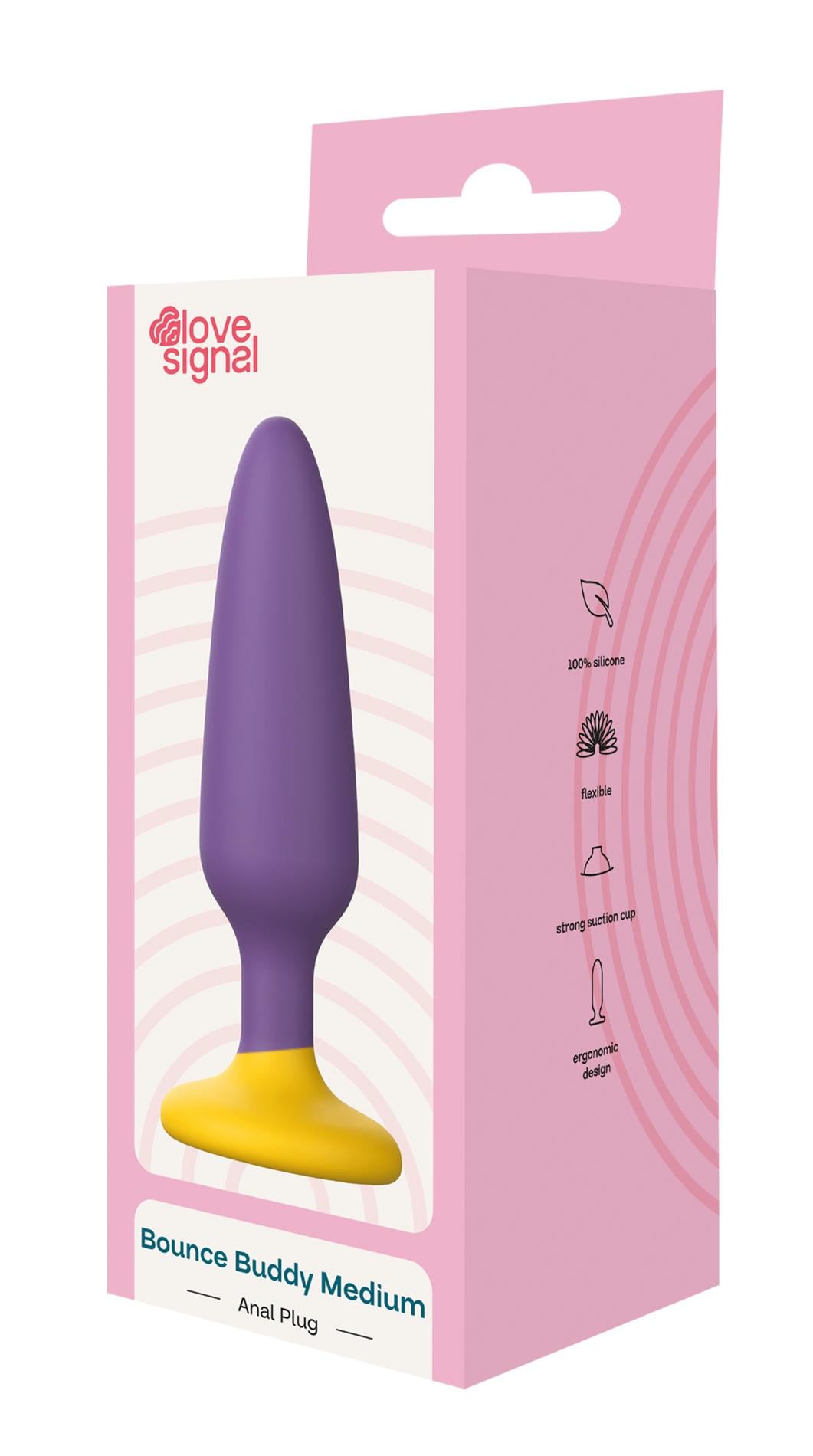 Dop anal din silicon Dream Toys Bounce Buddy Mediu 11 cm