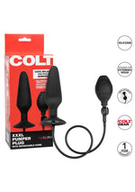 Plug anal gonflabil din silicon Colt XXXL negru 16 cm