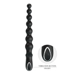 Pretty Love Dedron Vibrator Anal cu USB, Negru, 25 cm