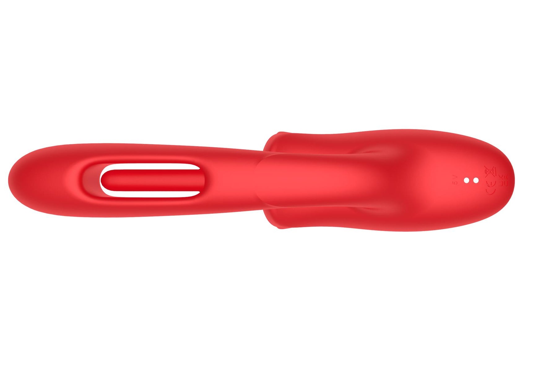 Stimulator clitoridian din silicon Bite Mouth 3.0 cu mișcare USB a limbii