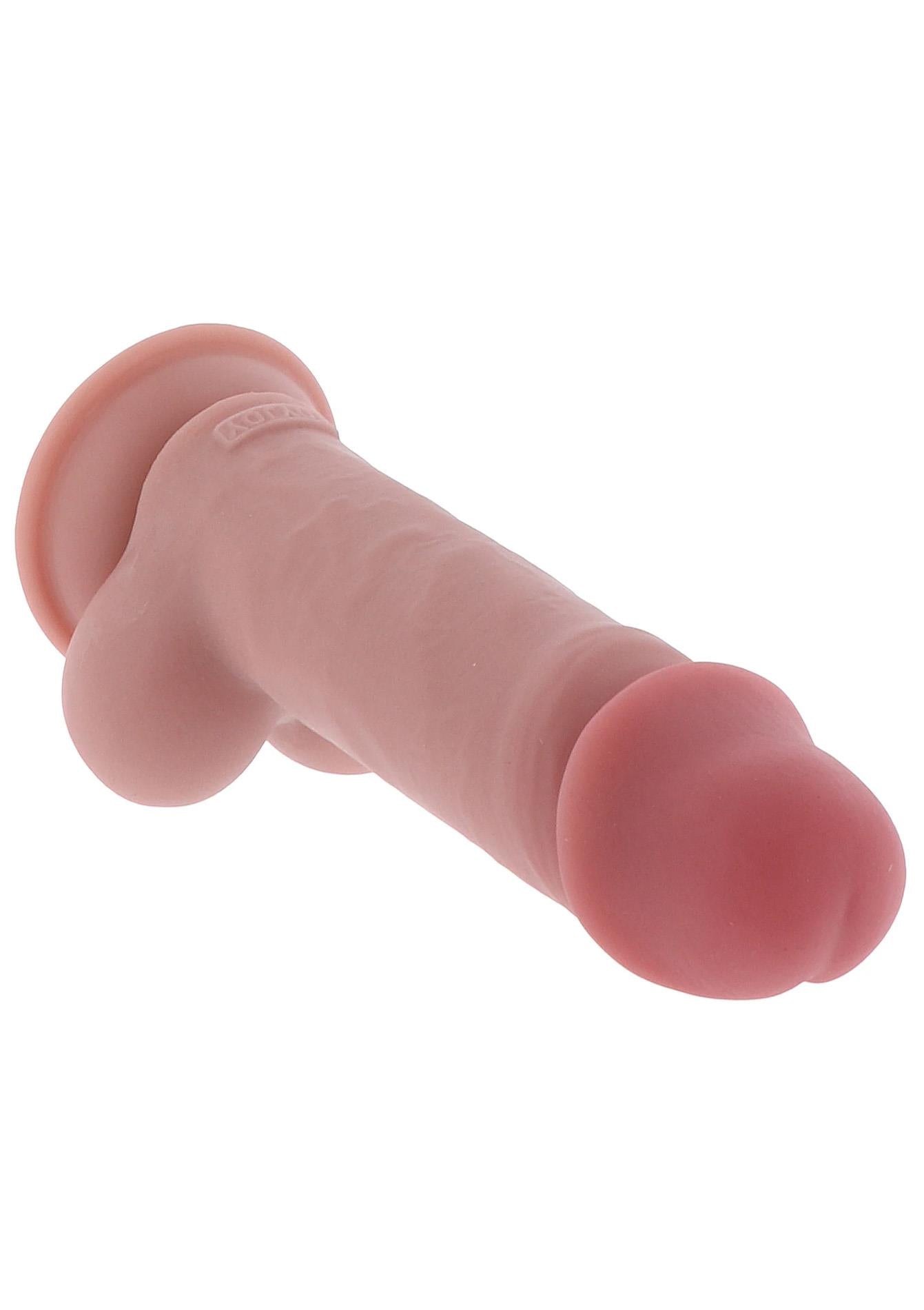 Dildo realist gros cu densitate dublă ToyJoy TPE 17 cm