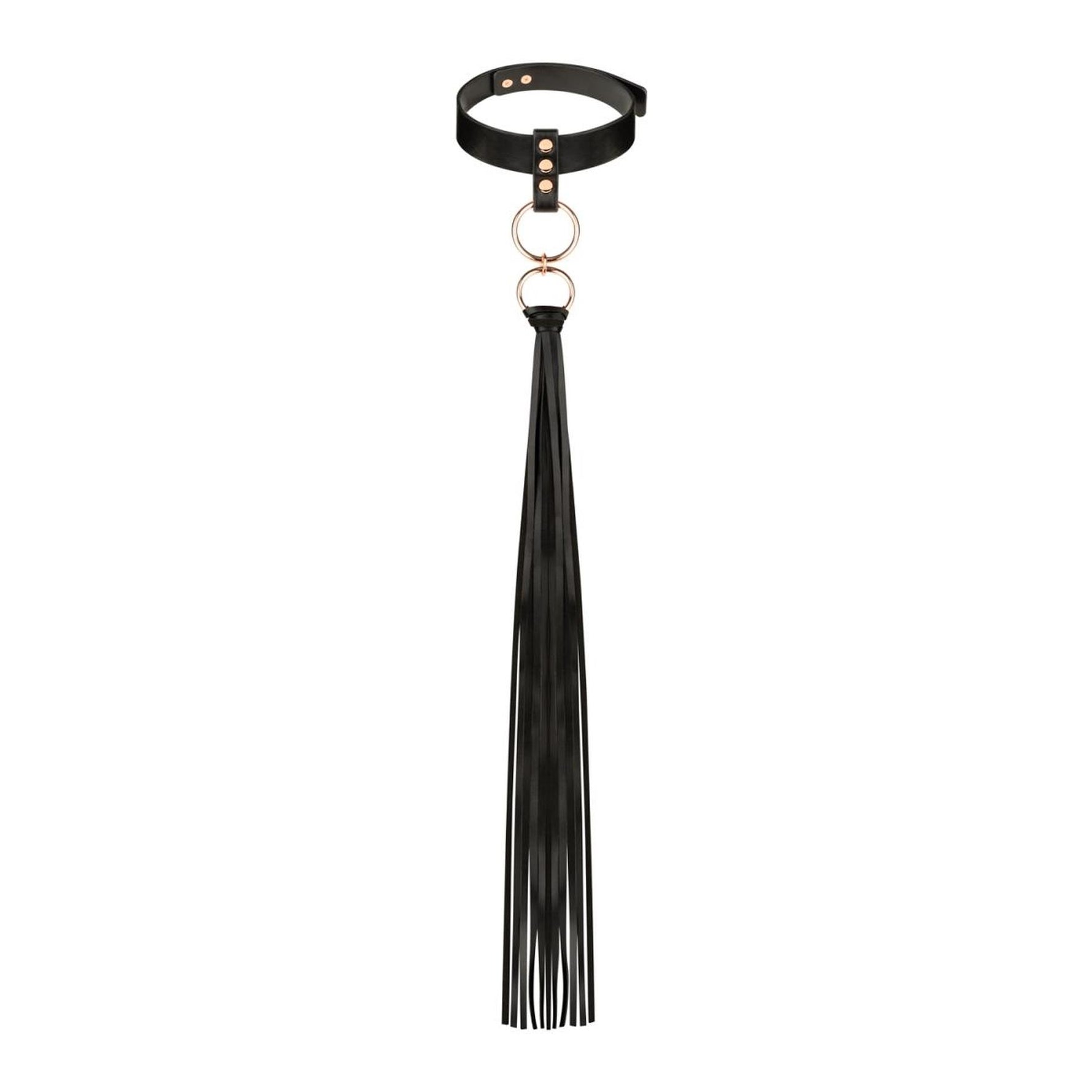 Zgardă Flogger Rosy Gold Neagră