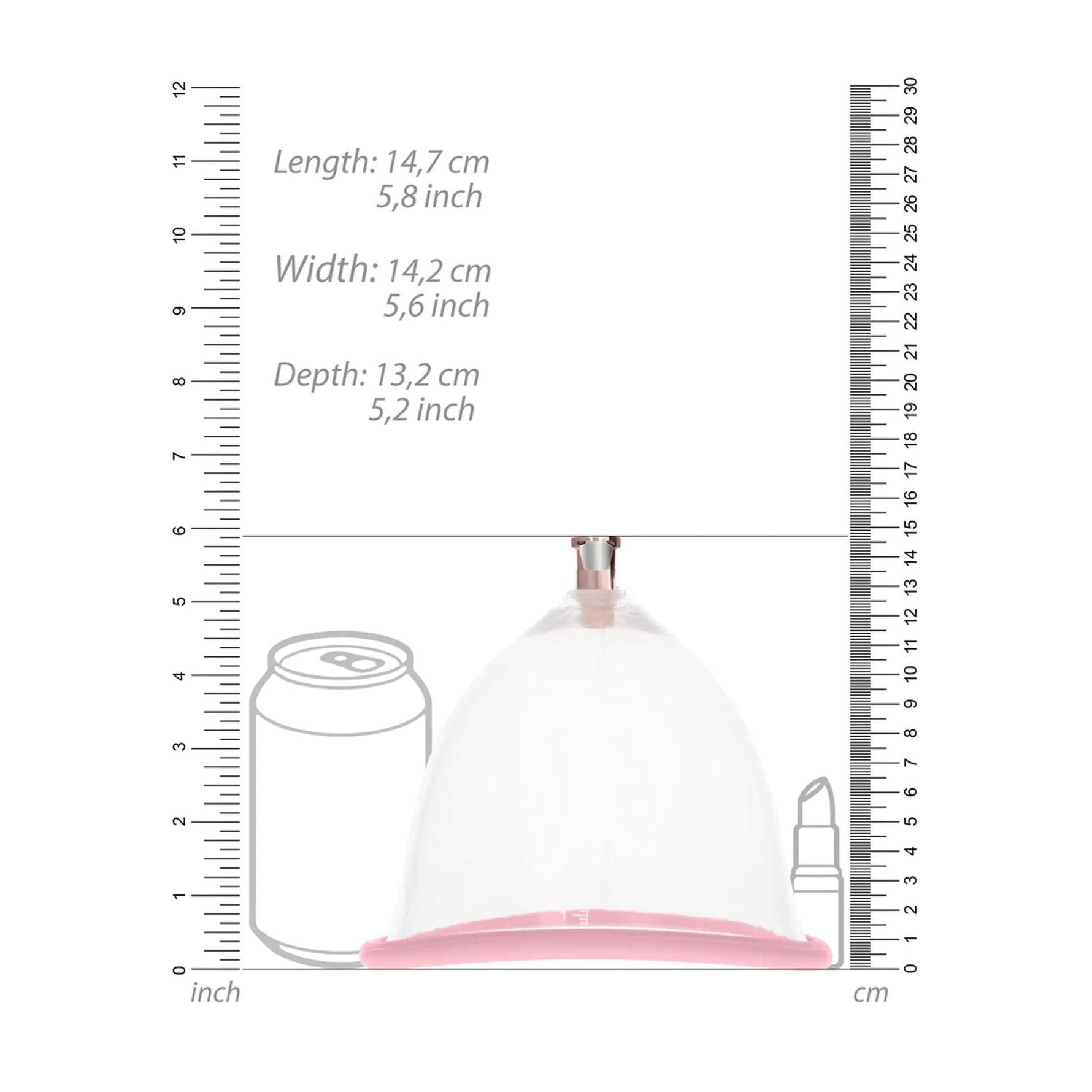 Set pompă de sân cu pompare, dimensiune mare