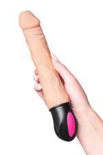 Vibrator încălzitor flexibil A-Toys Benedick din TPE 19 cm