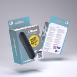 Vibrator mini iMoan Crushious Negru USB 7,6 cm