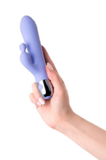 Vibrator Flovetta Crocus iepure din silicon violet 17,5 cm USB