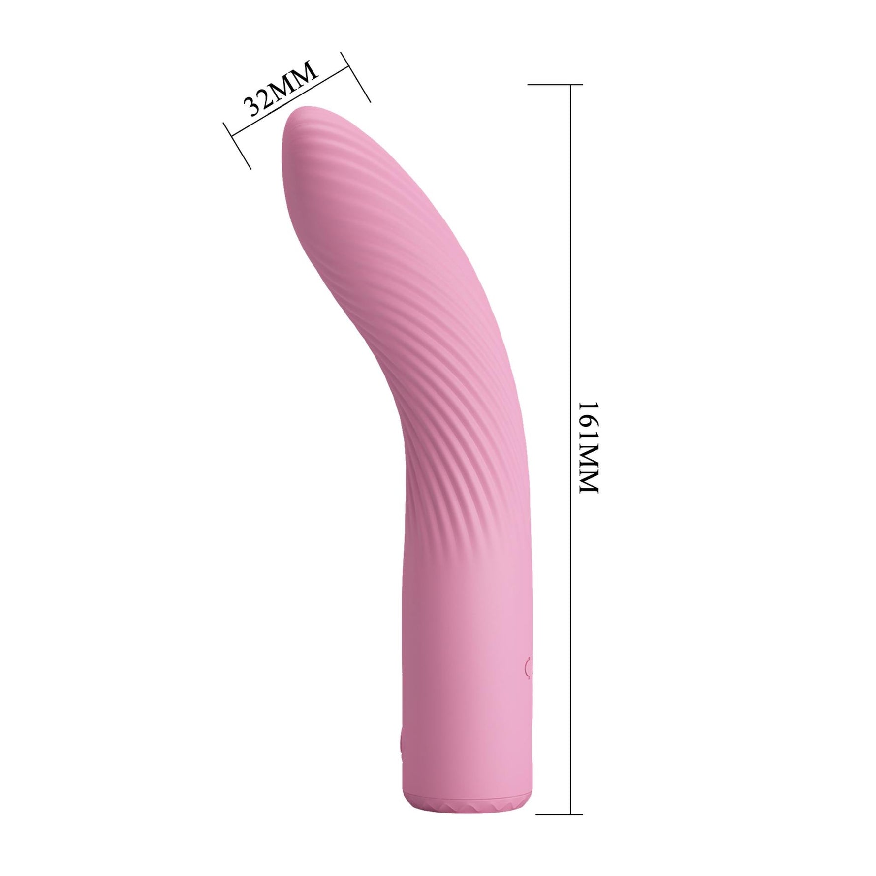 Vibrator Pretty Love Kissell din silicon pentru punctul G, 10 vibrații