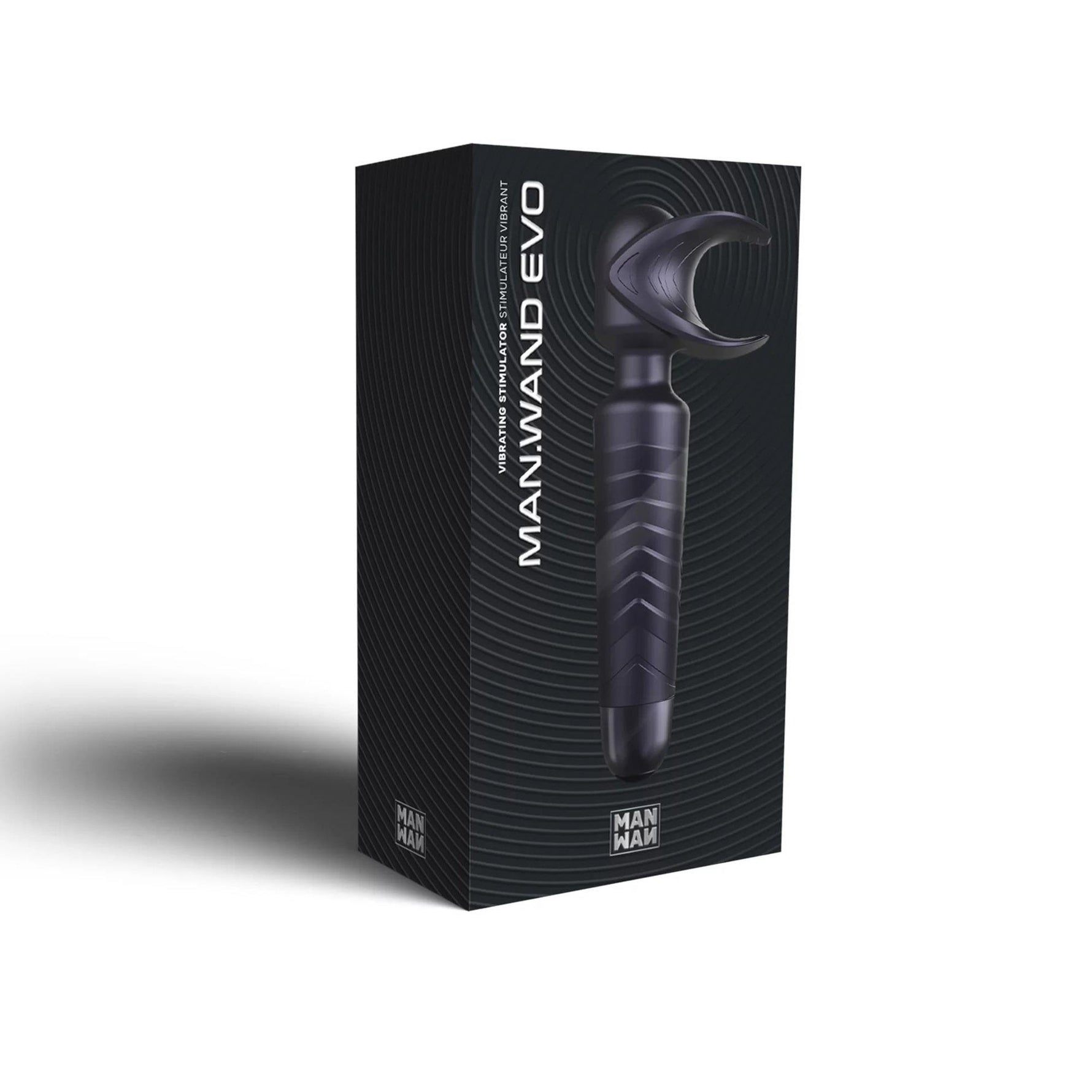 Masturbator vibrant Man.wand EVO negru 20 cm