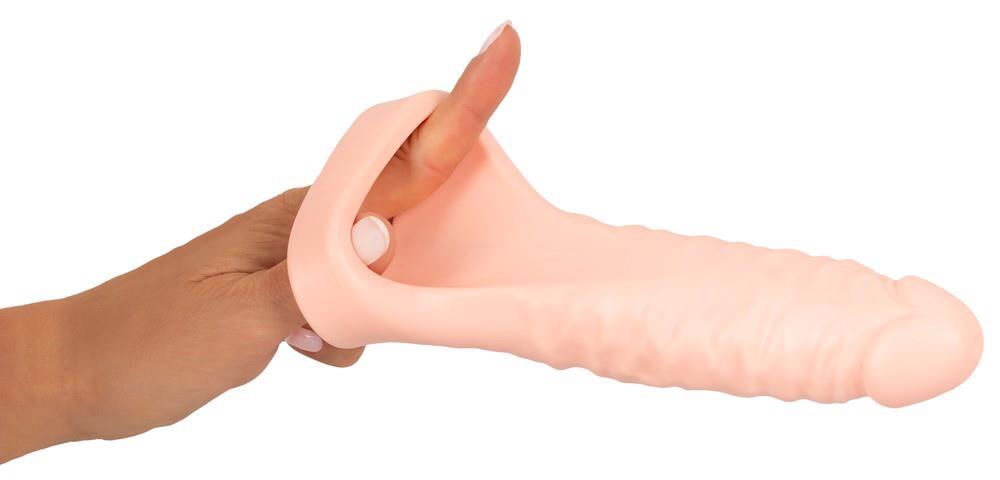 Inel vibrant Realistixxx Double Fucker 18 cm