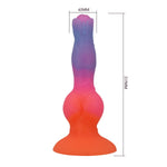 Dildo ondulat din silicon Power Monsters Hercules 21.5 cm