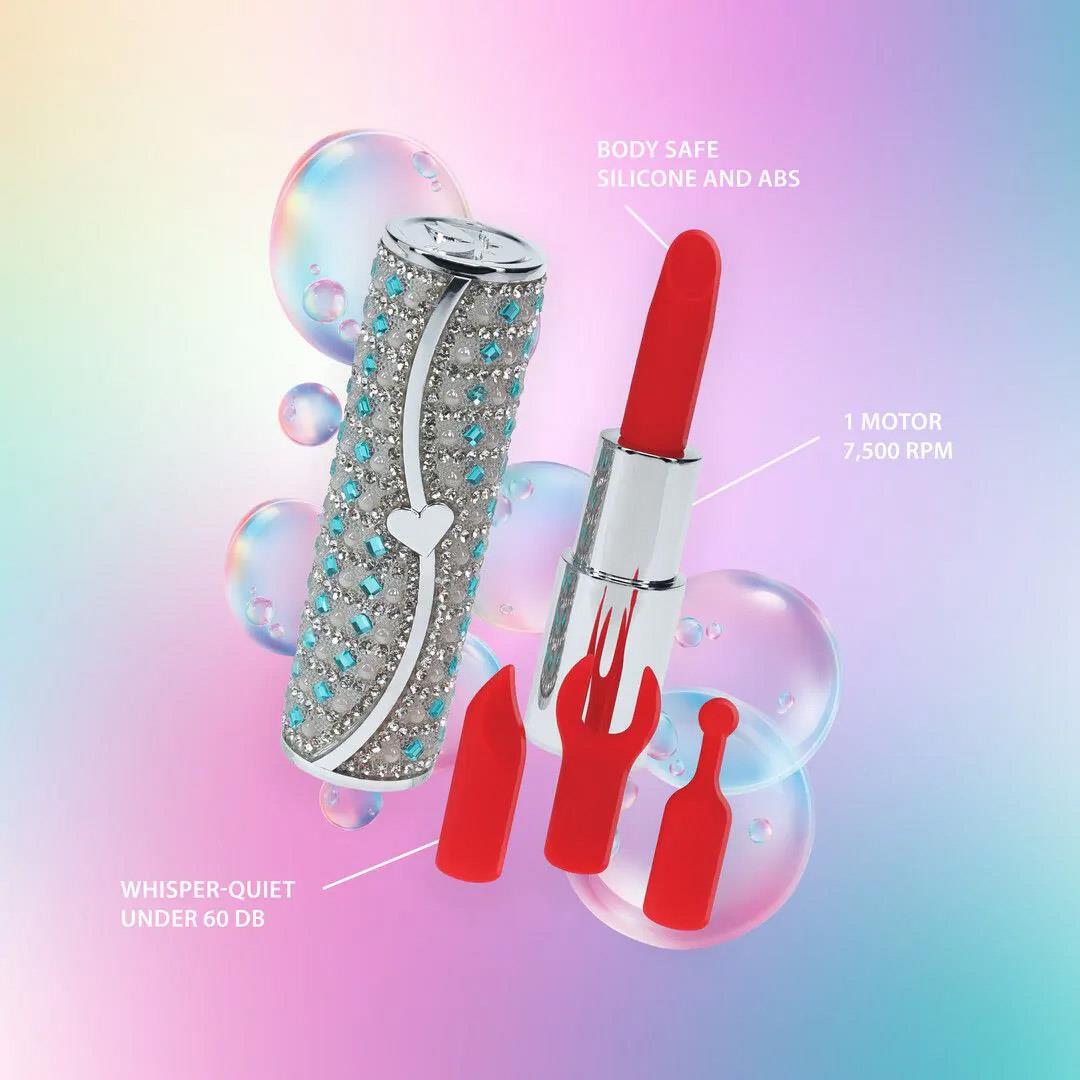 Vibrator ruj USB Loveline Tiffany Blue