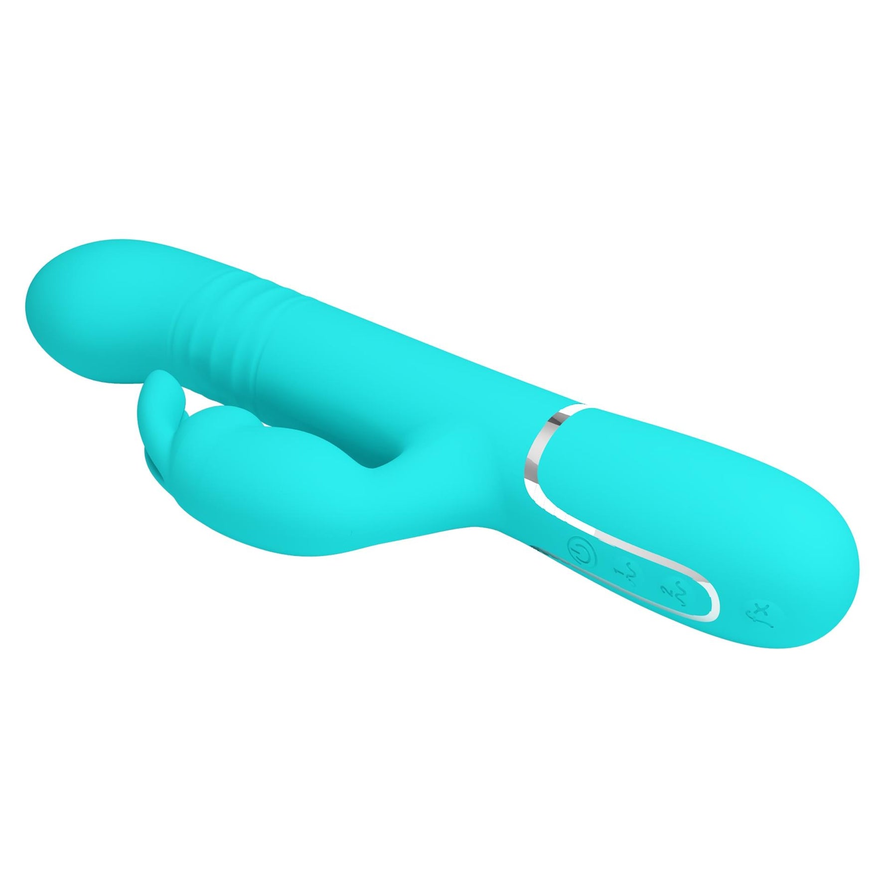 Vibrator Pretty Love Coale Twinkled Bunny cu 7 funcții de vibrație