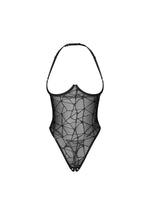 Body erotic Obsessive Olianna 2XL/3XL cu dantelă, cu deschidere