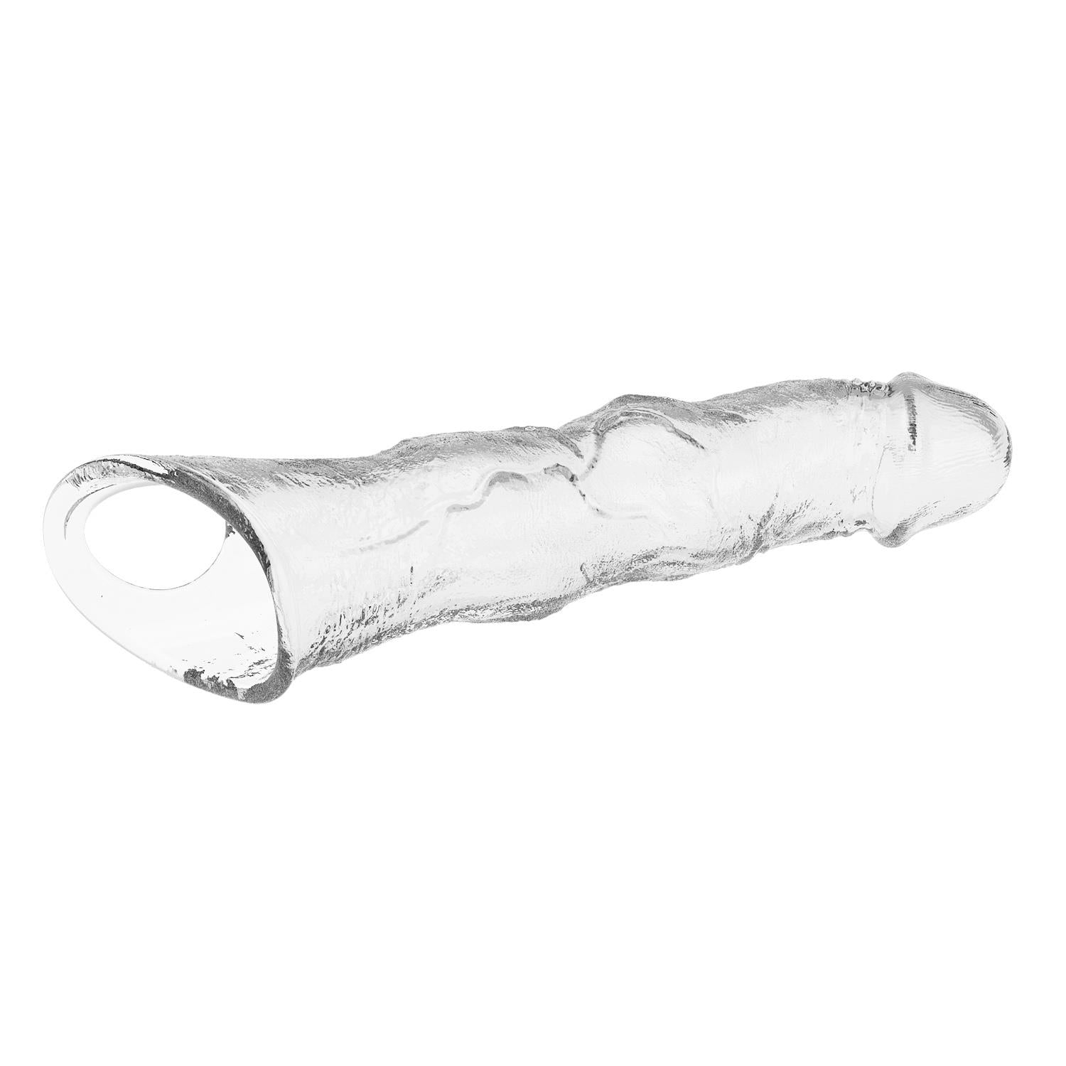 Prelungitor de penis Pretty Love cu module, transparent, 28 cm