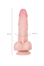 Dildo realist My Dainty RealStick, culoarea pielii, din TPE, 20 cm