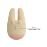 Vibrator compact Romance din silicon, tip iepuraș