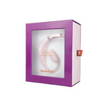 Vibrator Adrien Lastic Venus cu aplicație, roz pal, USB, 11 cm