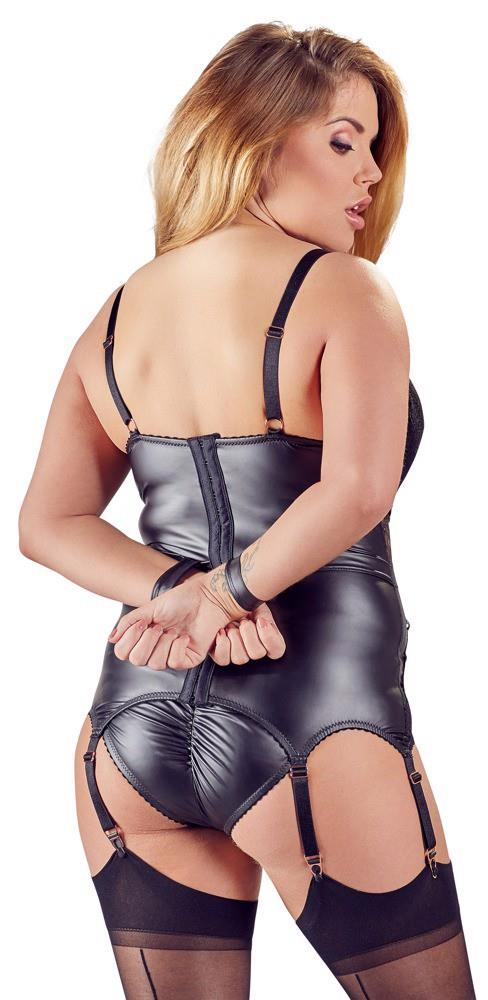 Tricou Cottelli Bondage Basque 85D cu portjartier