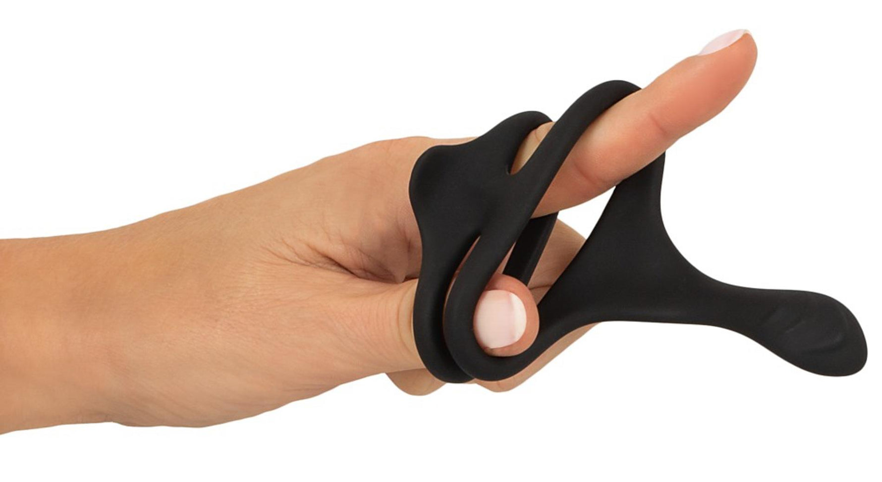 Inel pentru penis și testicule erecto cu stimulator de perineu din silicon