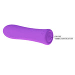 Mini vibrator Alfreda Pretty Love din silicon, 12 moduri, USB