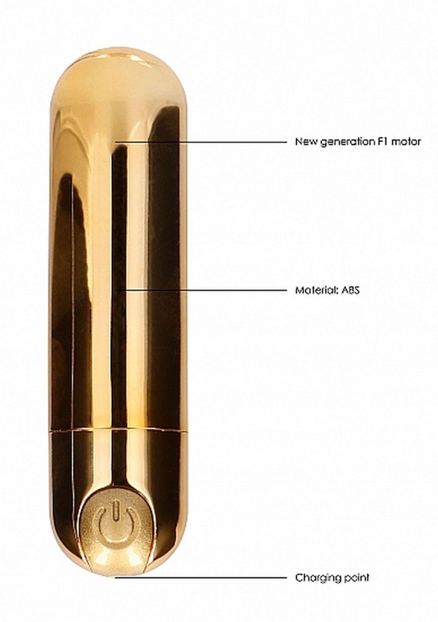Vibrator mini USB Be Good Tonight Gold cu 10 moduri