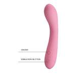 Vibrator Pretty Love Gloria din silicon, 30 de funcții, 16 cm