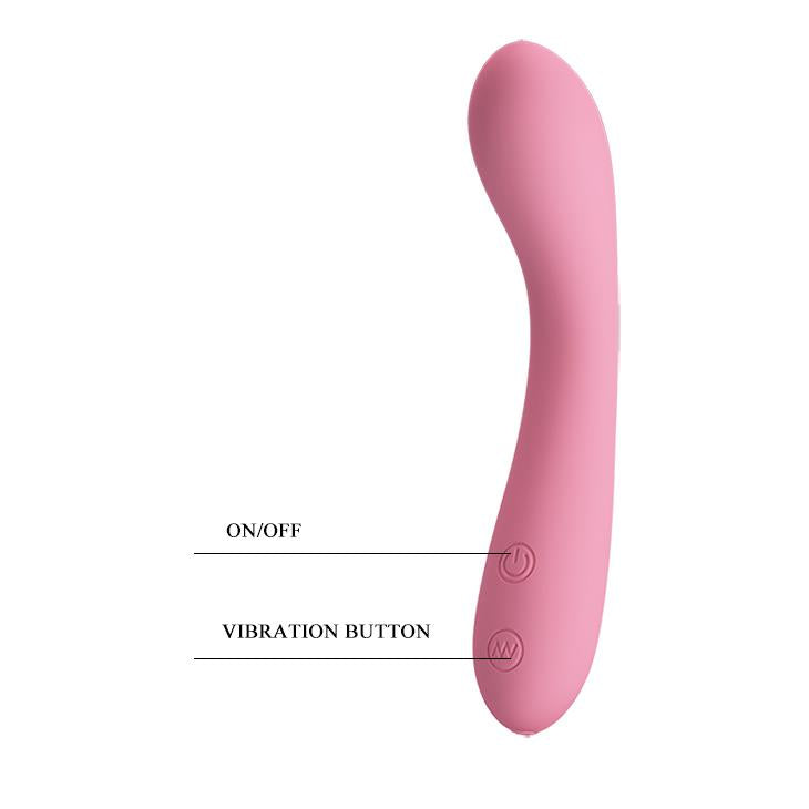 Vibrator Pretty Love Gloria din silicon, 30 de funcții, 16 cm