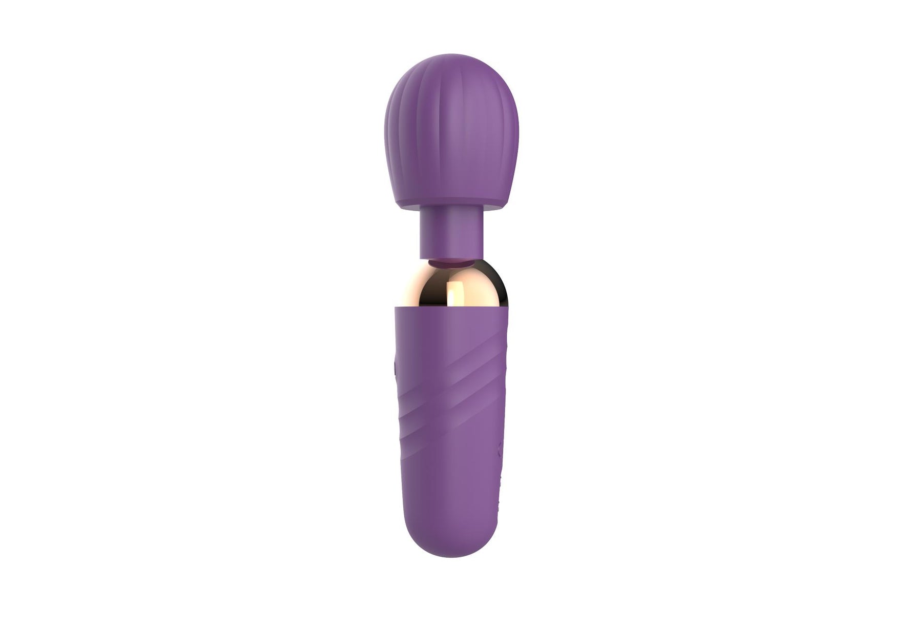 Stimulator Clitoridian Little Fairy Wand din Silicon, Violet, 14 cm