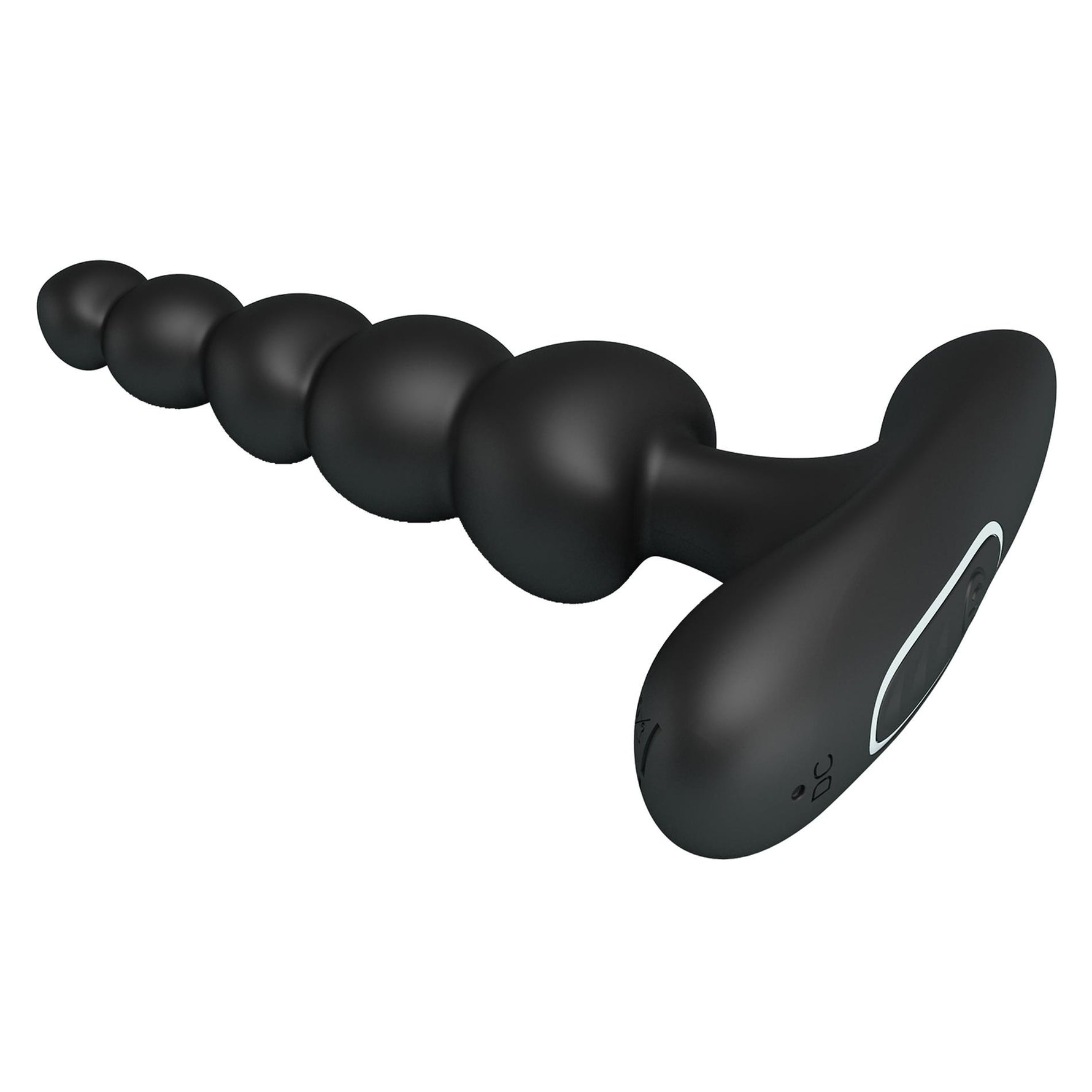 Plug anal vibrant din silicon Corban Pretty Love cu mărgele