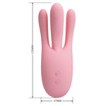 Vibrator Diego Pretty Love cu 10 funcții de vibrație și 5 funcții de înclinare a capului