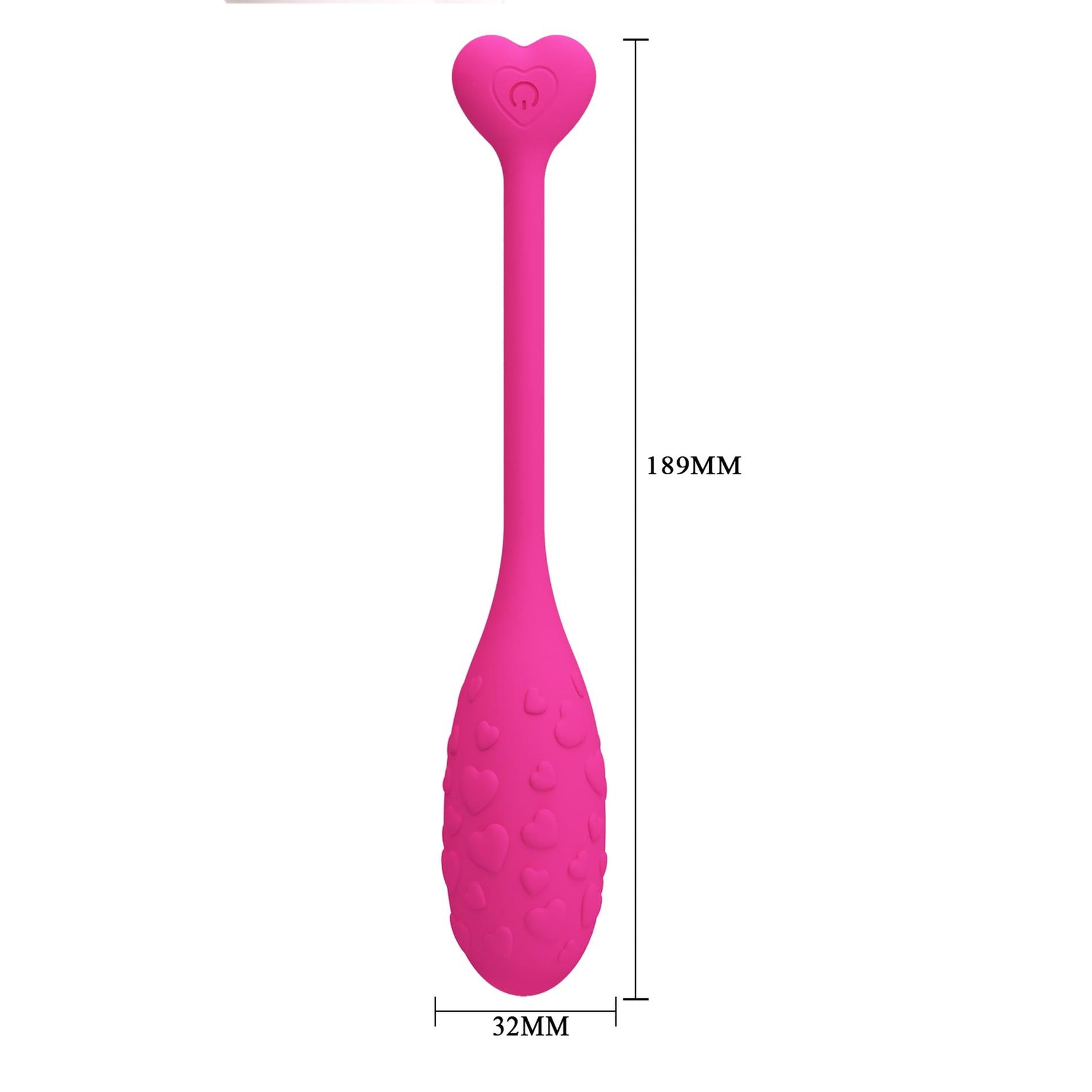 Ou vibrant Pretty Love Fisherman roz cu 12 moduri de utilizare în aplicație