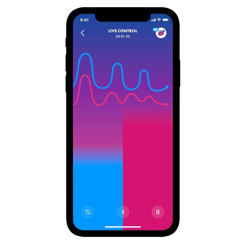 Vibrator cu aplicație Satisfyer Dual Love Pink USB