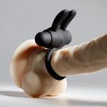 Inel vibrant pentru penis Crushious Pluto din silicon 7,6 cm
