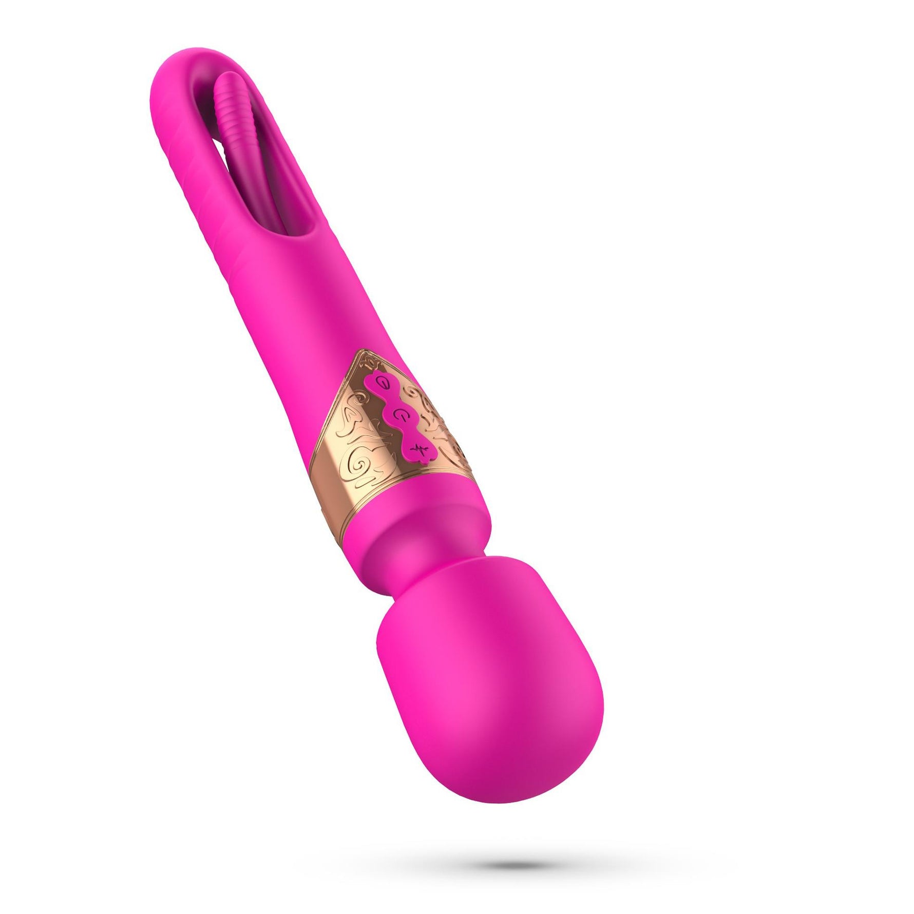 Aparat de masaj cu vibrații Crushious Big Ben cu dublă USB, 25,9 cm