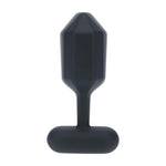 Dop anal vibrant hexagonal din silicon Levelz, negru, S