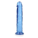 Dildo realist RealRock transparent cu ventuză 23 cm