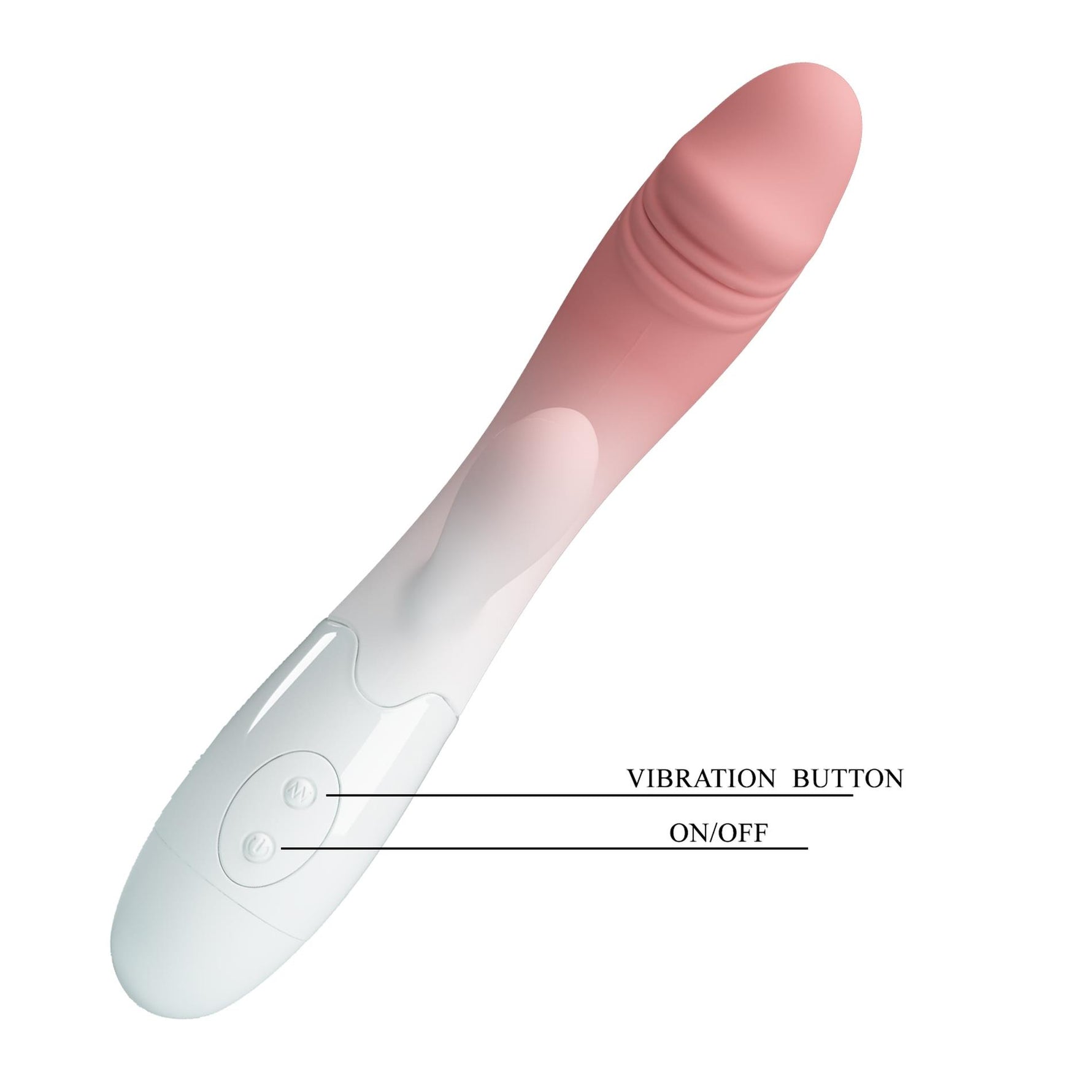 Vibrator Pretty Love Snappy Bunny roz deschis 19 cm 30 funcții