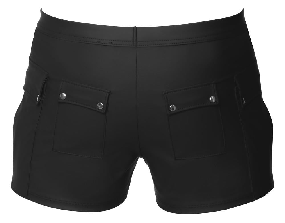 Pantaloni scurți largi Svenjoyment pentru bărbați, negri, mărimea M