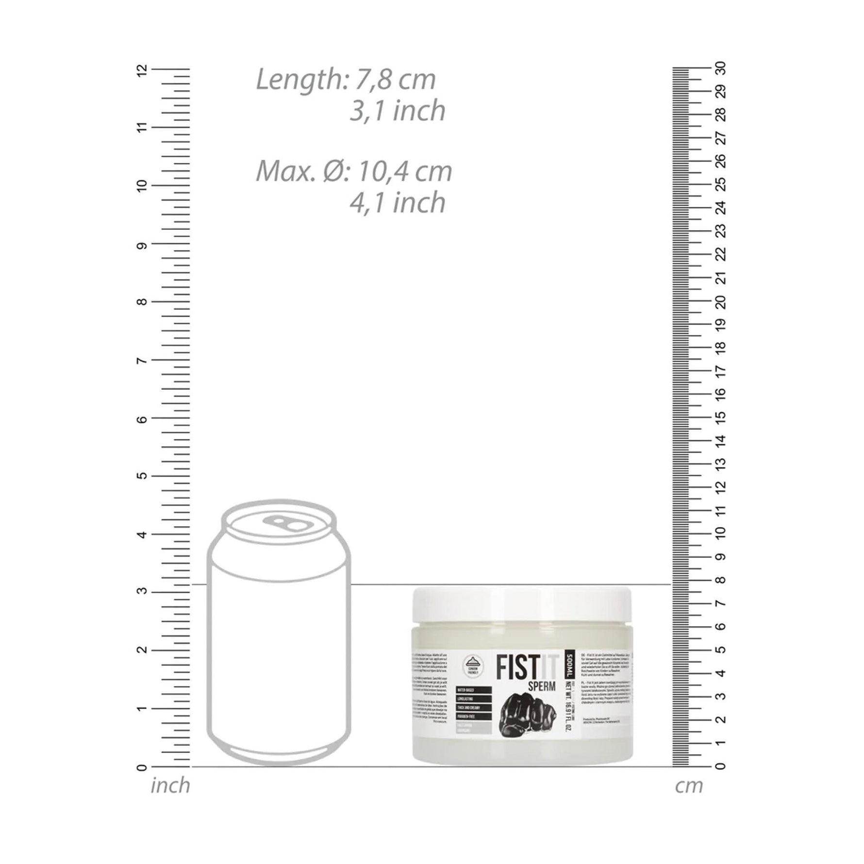 Lubrifiant pentru sperma pe bază de apă Fist It 500 ml