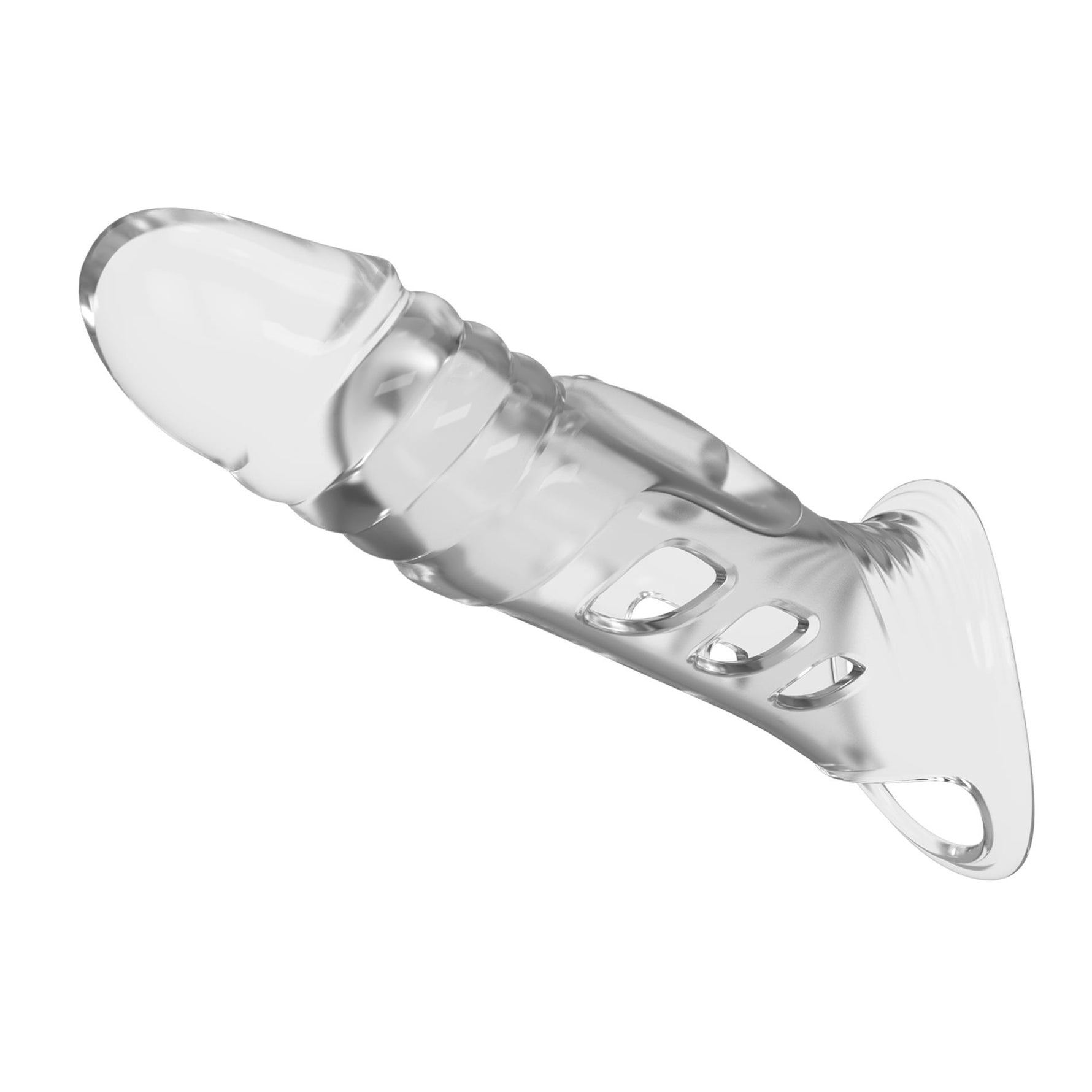 Proteză de penis Pretty Love transparentă TPE 22 cm