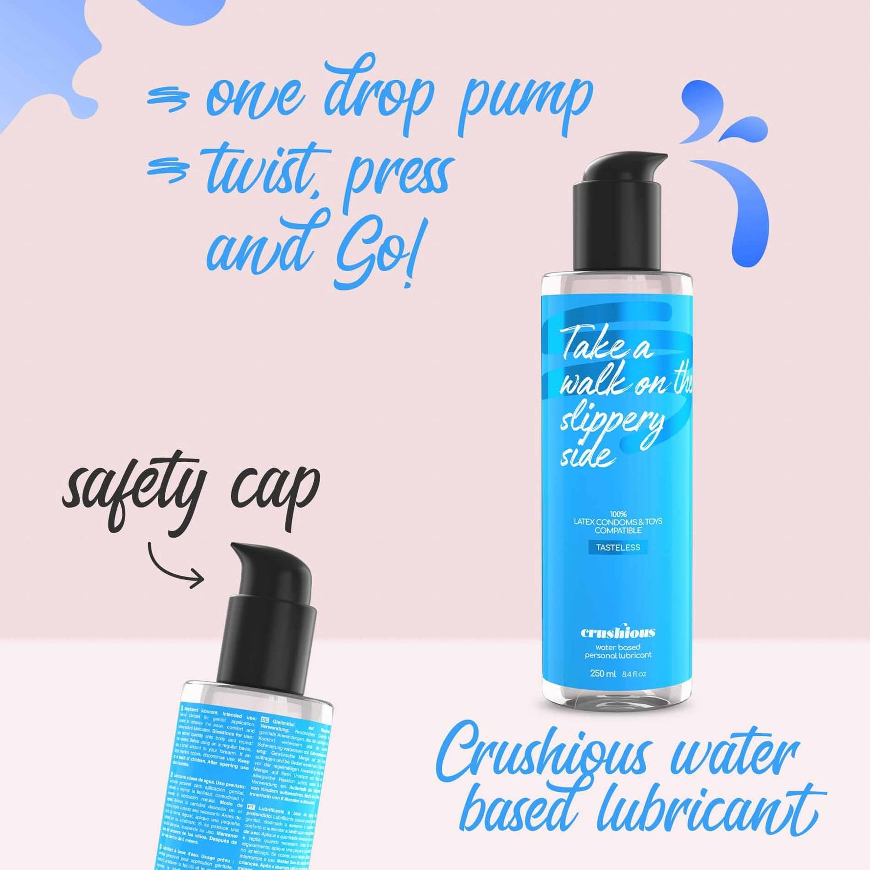 Lubrifiant pe bază de apă Crushious 250 ml