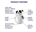 Stimulator clitoridian Satisfyer Pocket Panda Pressure Wave