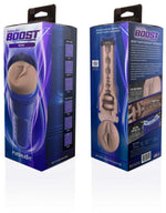 Masturbator Fleshlight Boost Bang Bej cu Ventilație Reglabilă