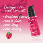 Lubrifiant Crushious cu aromă de căpșuni 50 ml
