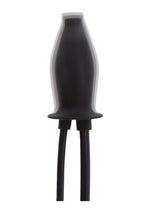 Dop anal gonflabil lubrifiant din silicon negru Hidden Desire Extreme