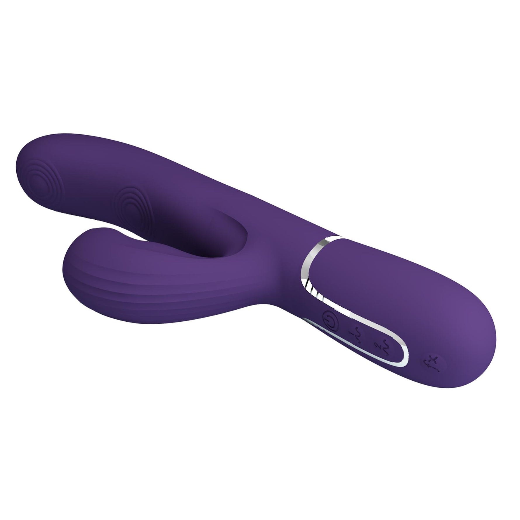 Vibrator Pretty Love din silicon cu formă de iepuraș, 14 funcții, USB