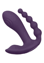 Vibrator anal Kata Vive violet cu telecomandă USB