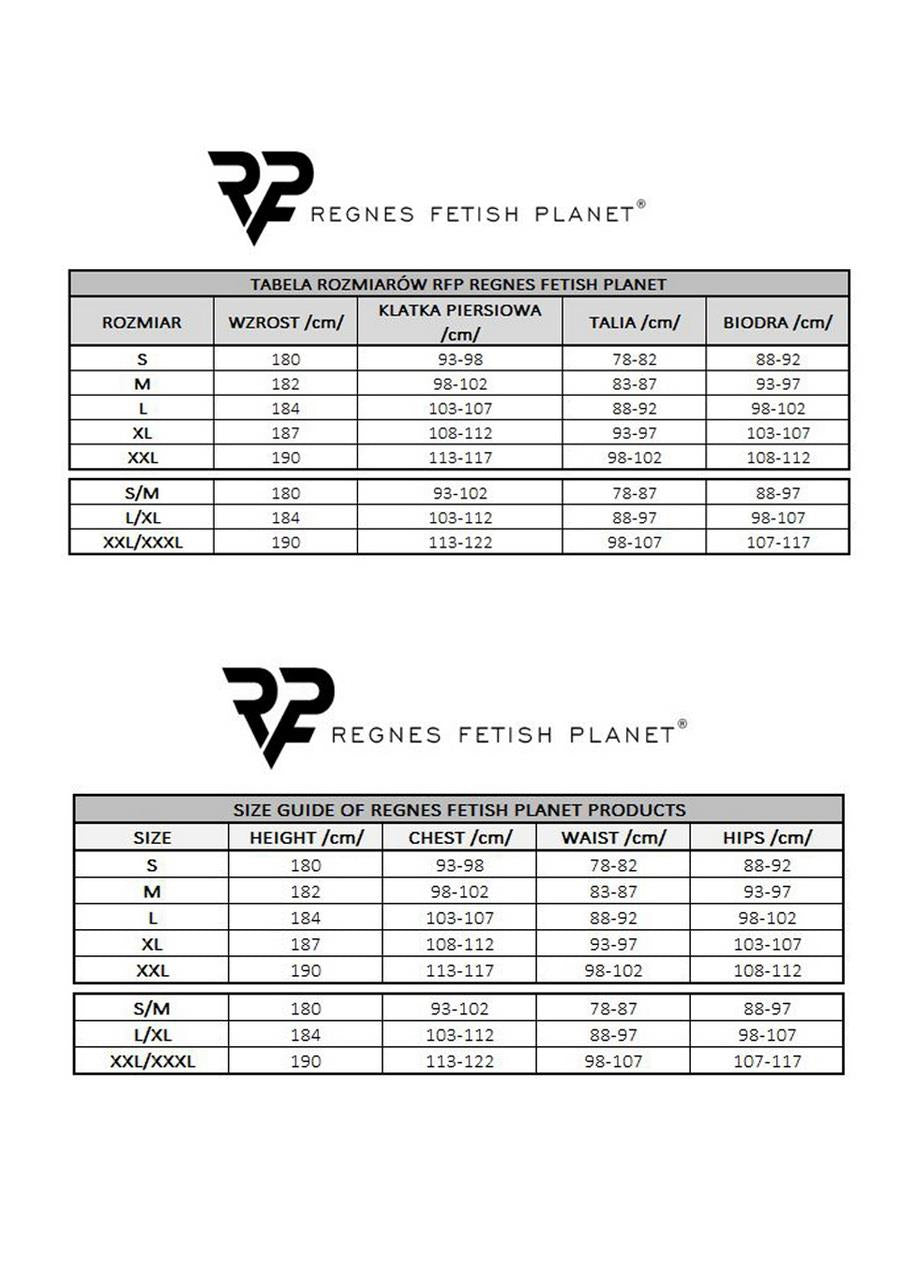 Set de plasă Regnes Fetish Planet pentru bărbați, negru, S