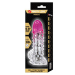 Extensie de penis Wilford Pretty Love 13,5 cm impermeabilă cu dop anal